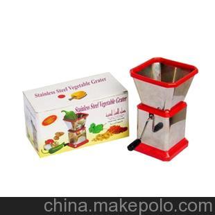 不銹鋼碎菜器 手搖切菜器 絞肉器 碎肉器 碎菜機攪碎機切菜器390g